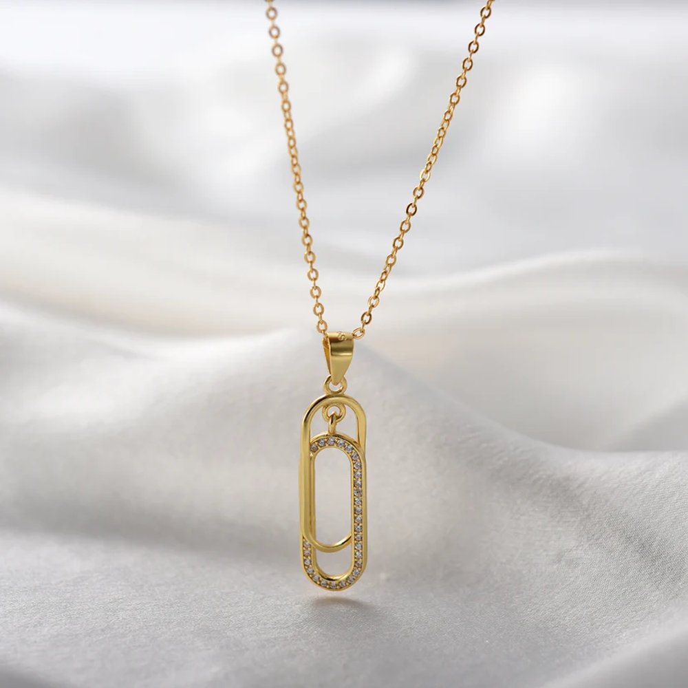 To My Daughter - Linked Together Forever Necklace