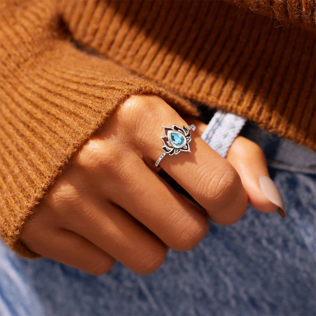 Begin Again - Empowerment Ring with Stone