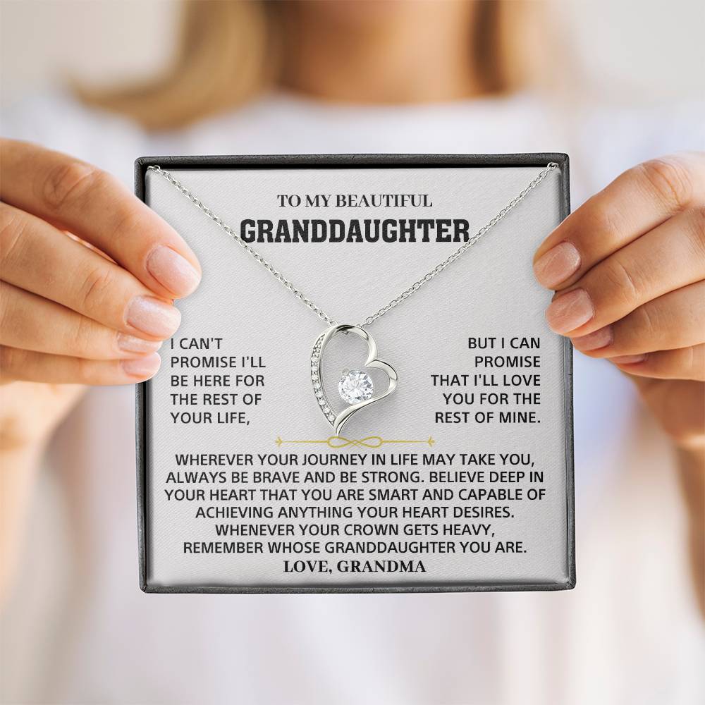 To my Beautiful Granddaughter - Love, Grandma