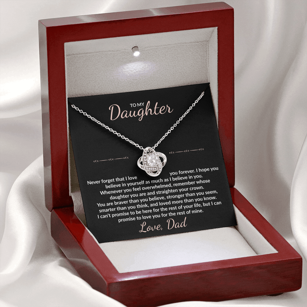To My Daughter – Unbreakable Bond Necklace