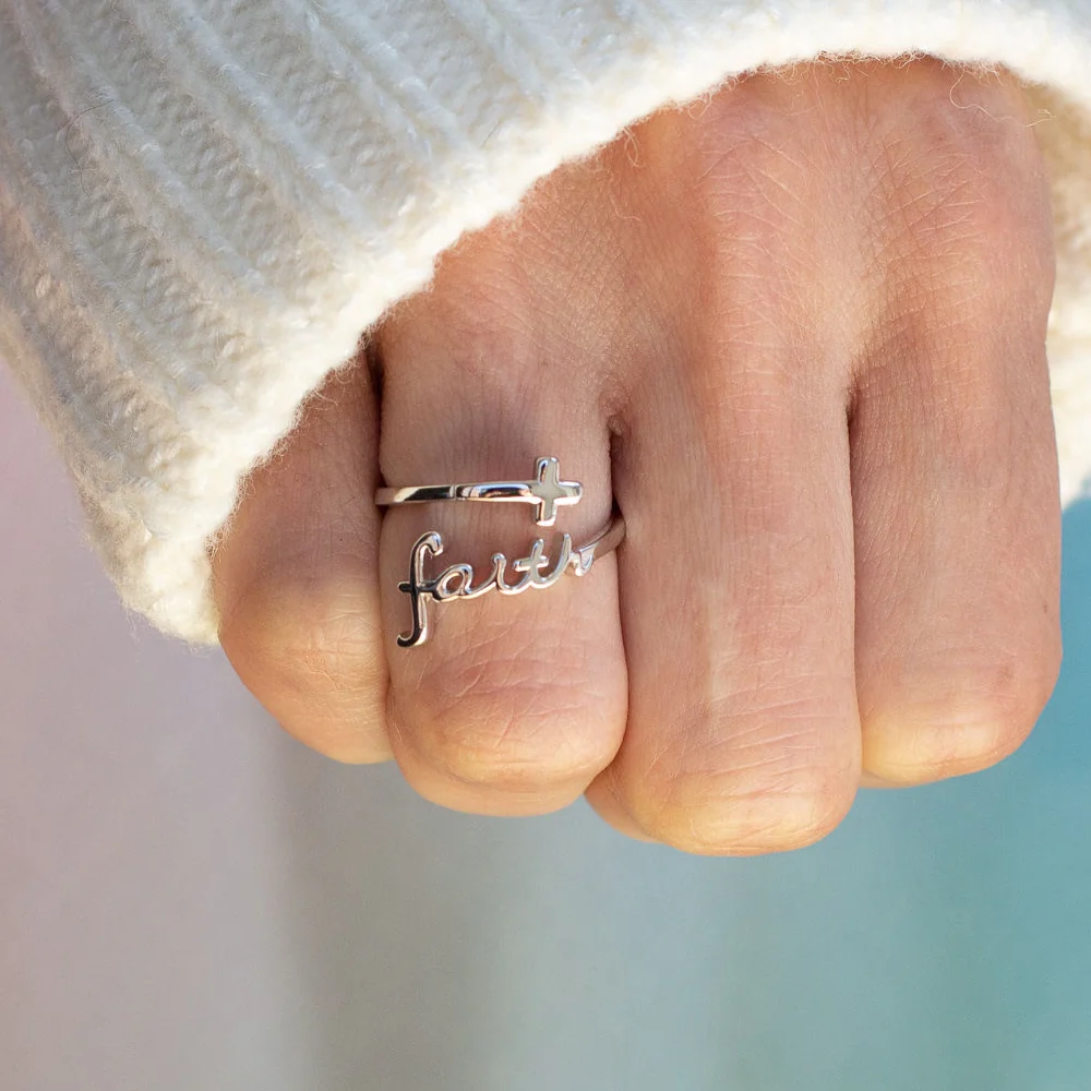 To my Granddaughter - Faith Ring