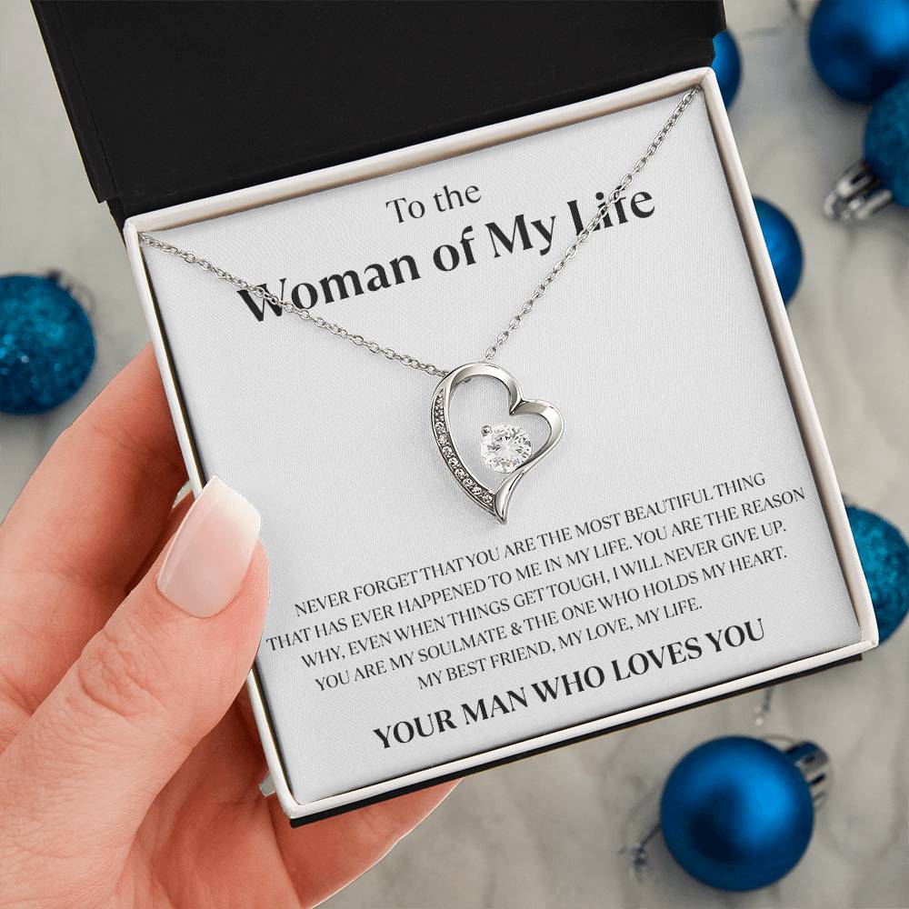 To The Love of My Life - Love heart necklace