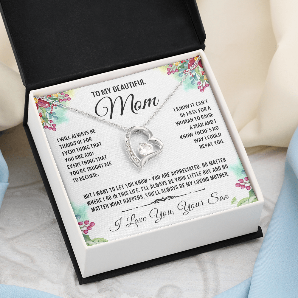 To My Special Mom - Heart Necklace