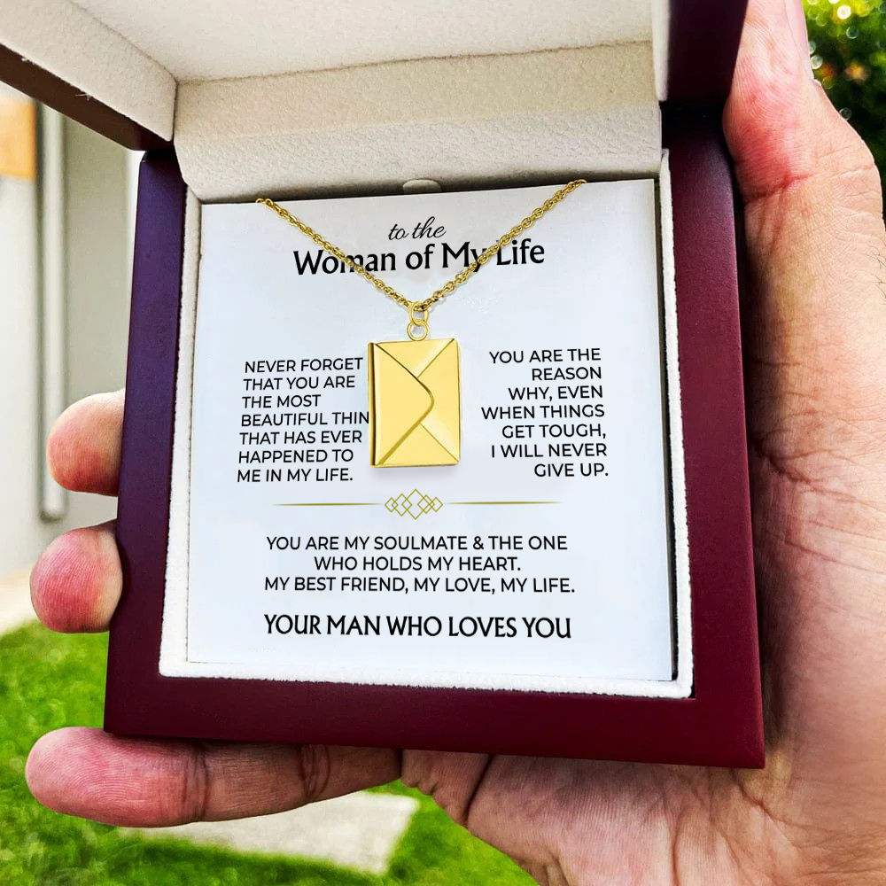 Woman of my Life - Love Letter Necklace