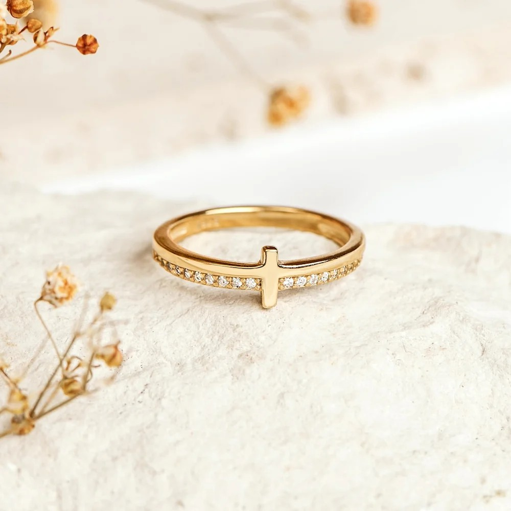 To My Daughter - PRAY ON IT - Cross Ring