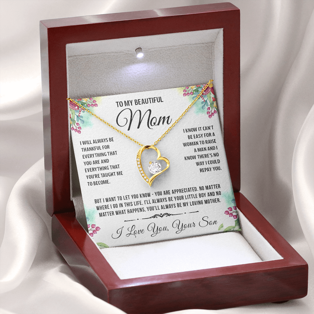 To My Special Mom - Heart Necklace