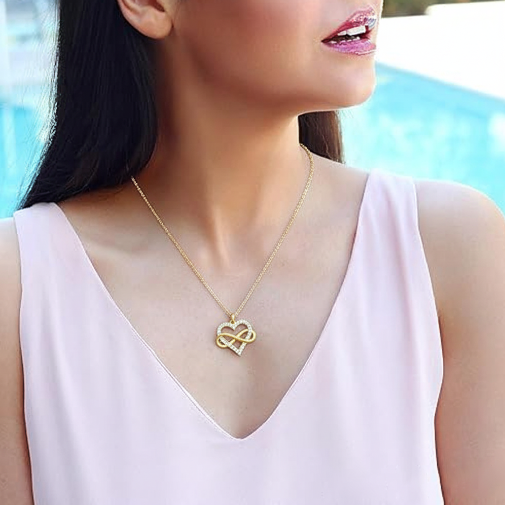 To my Queen - Infinity Heart Necklace