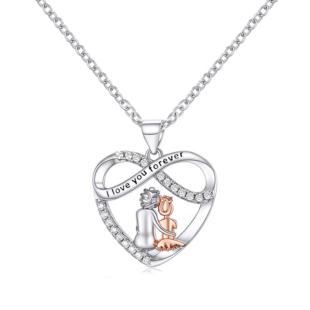 To My Daughter - You Will Always Have Me - Heart Necklace