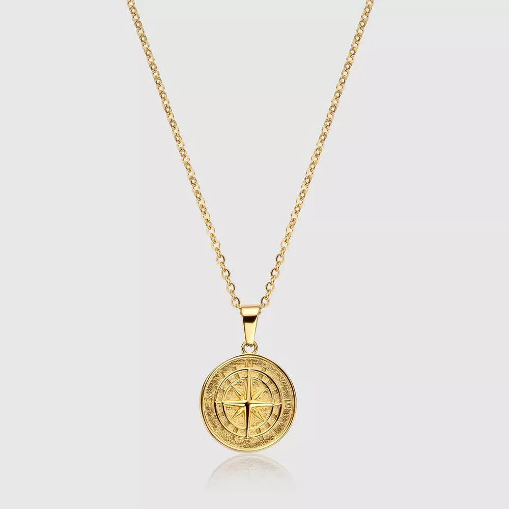 To my Husband - Compass necklace