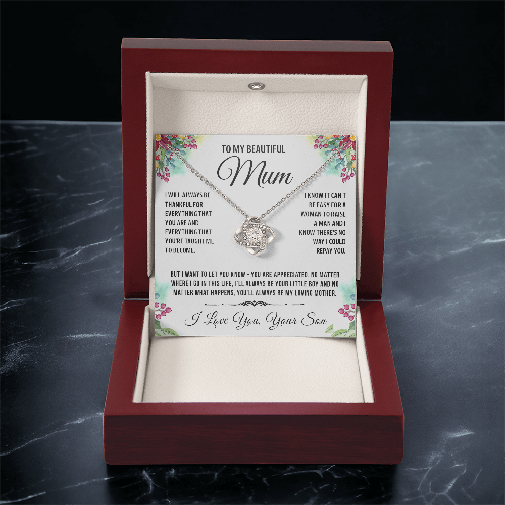 To My Special Mum - Knot Necklace