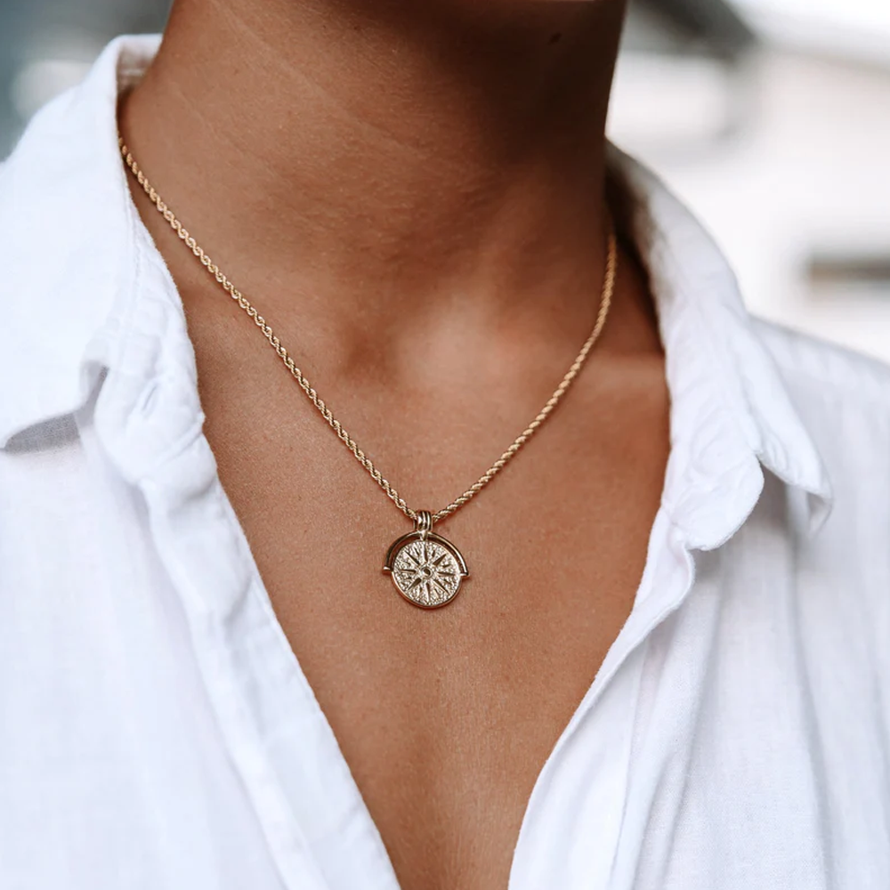 To My Daughter - Always Shine - Sun Necklace