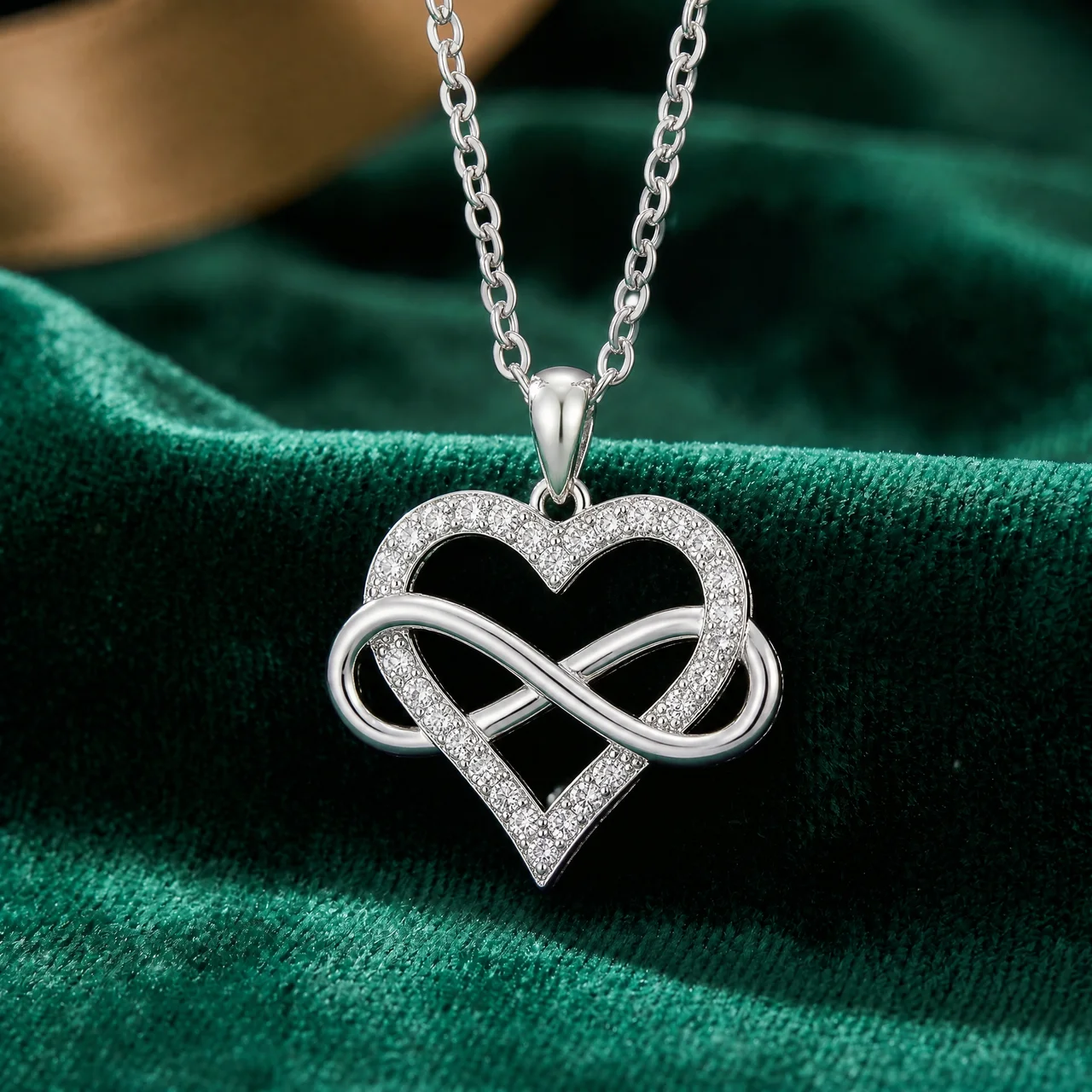 To My Mom - Infinity Heart Necklace