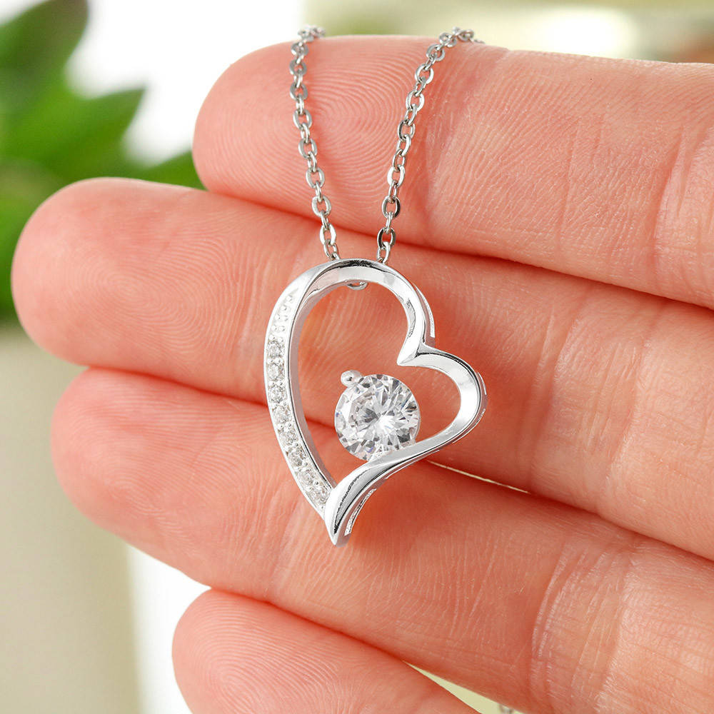 To My Mom - I Love You from Son - Heart Necklace
