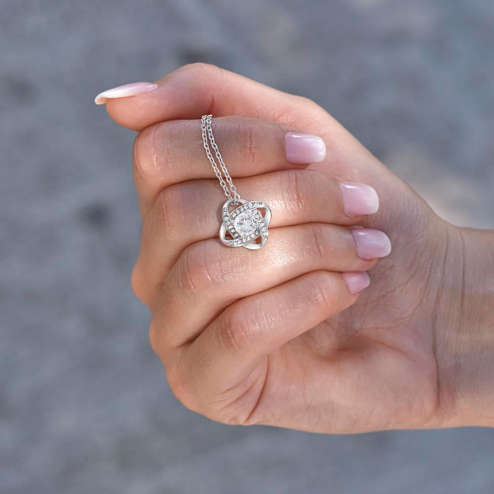 To My Mum - Your Little Boy - Knot Necklace