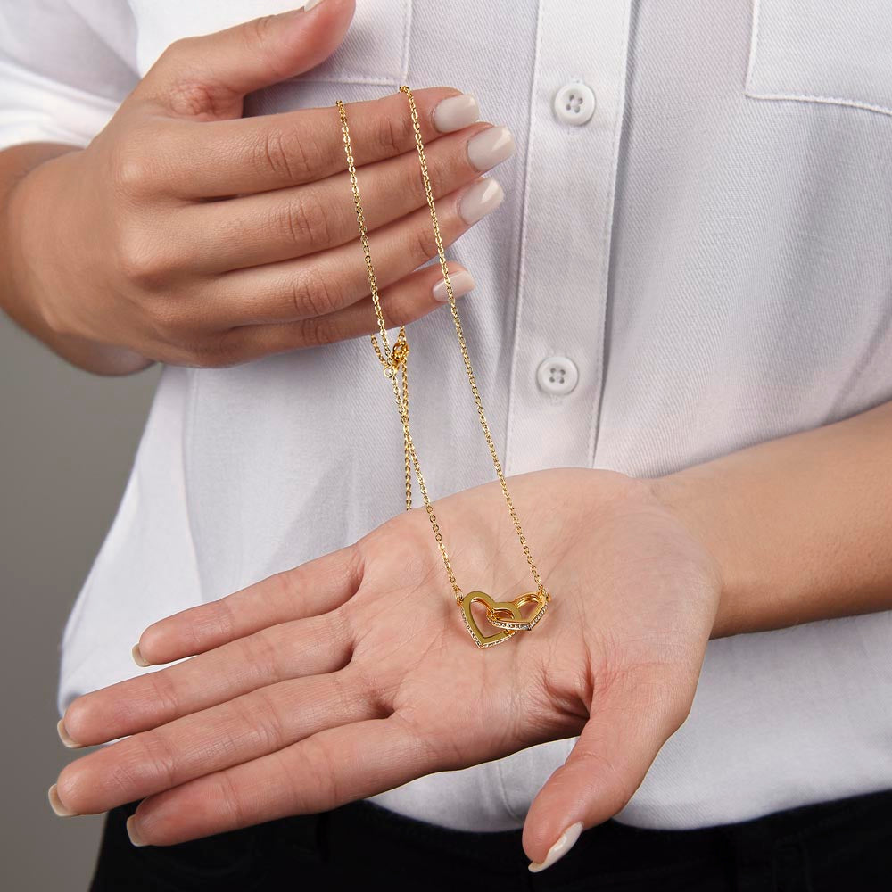 To My Special Mom - Linked Heart Necklace