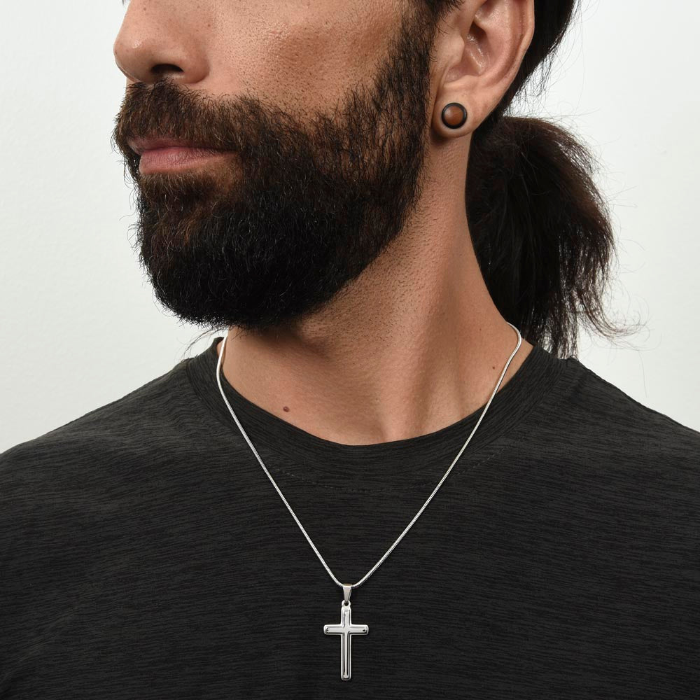 To my Son - Cross Love Necklace