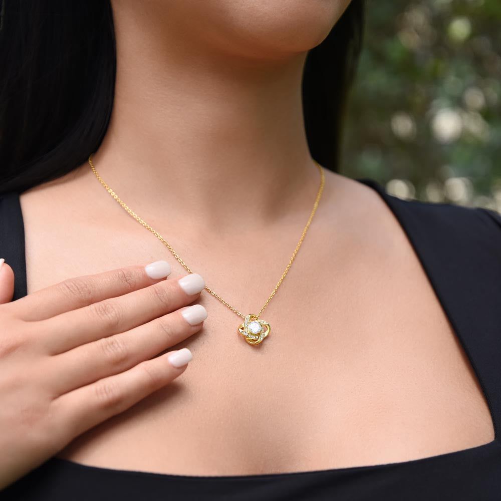 To My Mum - I Love You from Son - Knot Necklace