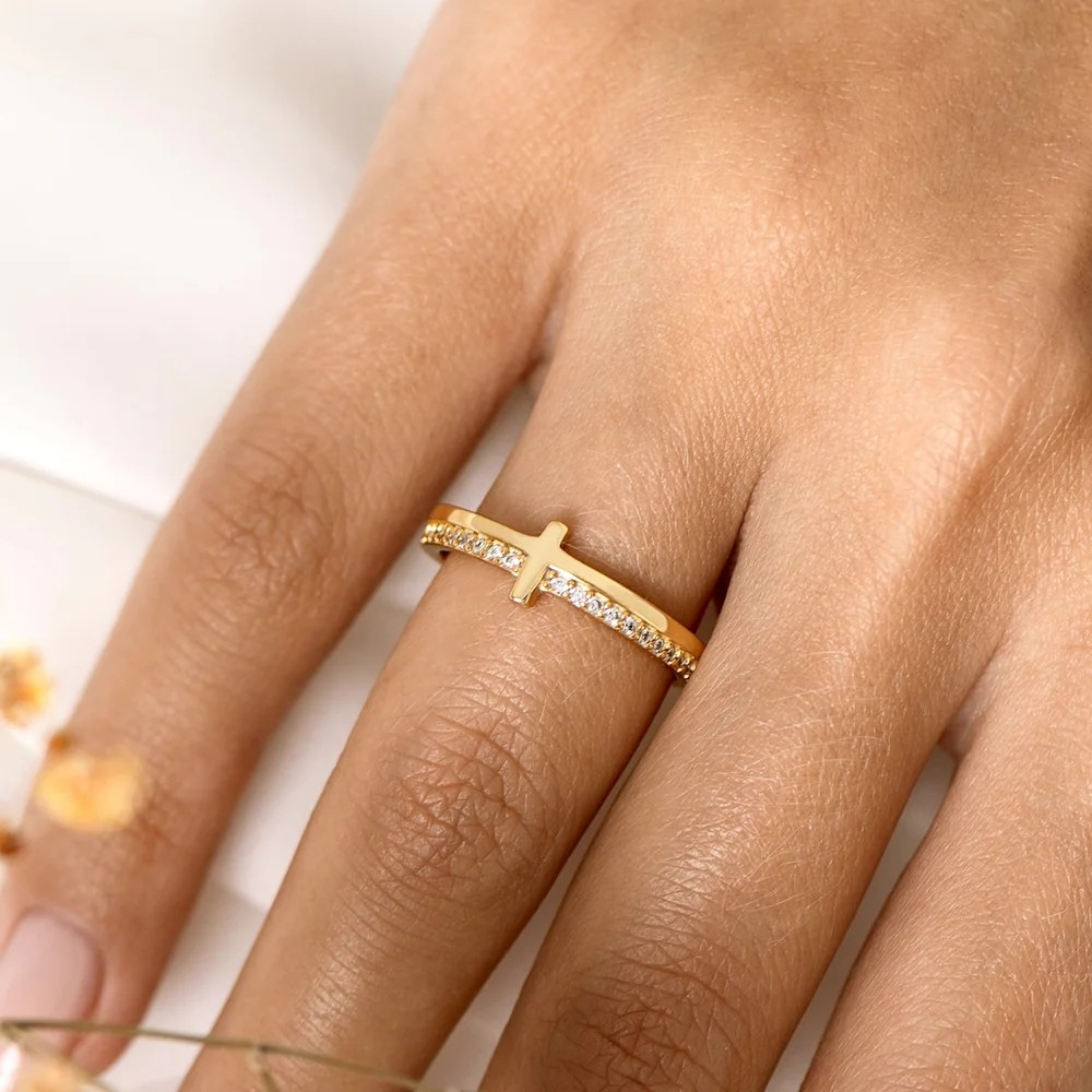 To My Daughter - PRAY ON IT - Cross Ring