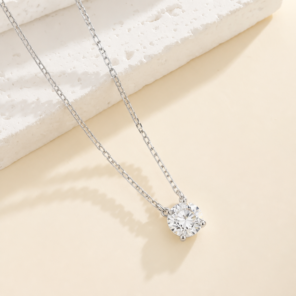 To My Mom - Crystal Pendant Necklace