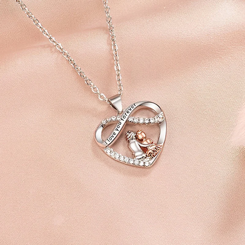 To My Daughter - You Will Always Have Me - Heart Necklace