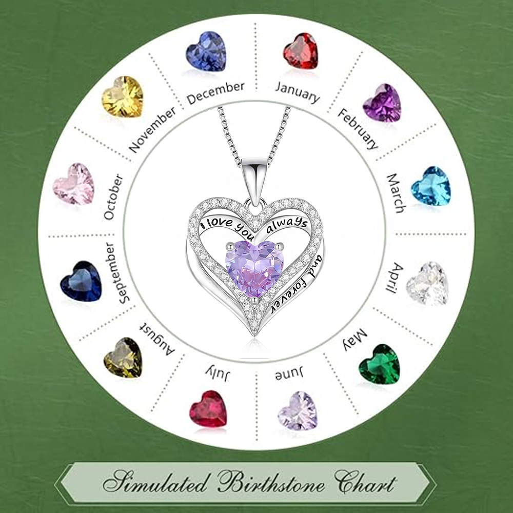 To my Daughter - Personalized Heart necklace