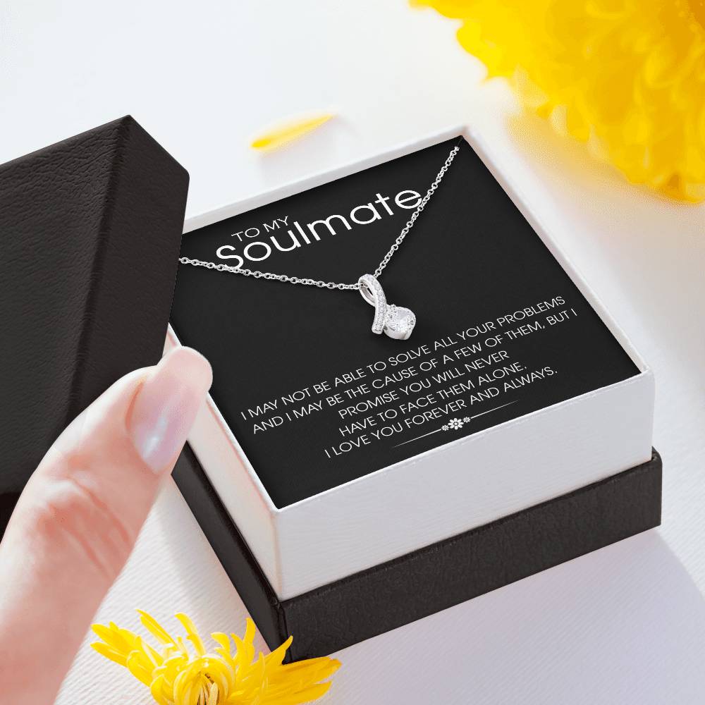 To my Soulmate - Love pendant necklace